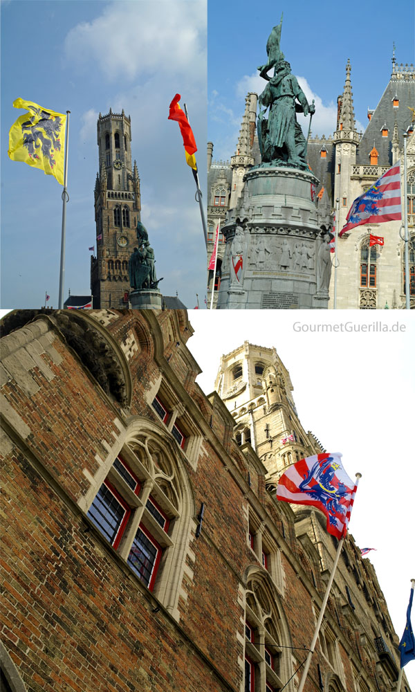  Bruges Grote Markt Belfort #gourmet guerrilla # city tips #travel # bruges 
